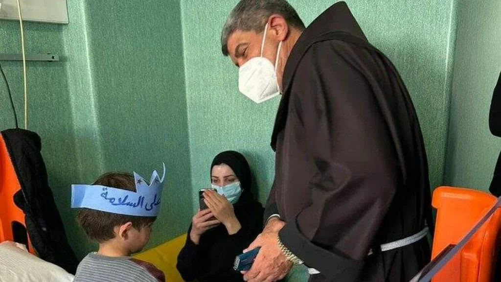 Imagem criancas palestina na italia para tratamento medico do artigo Crianças da Faixa de Gaza recebem tratamento médico na Itália