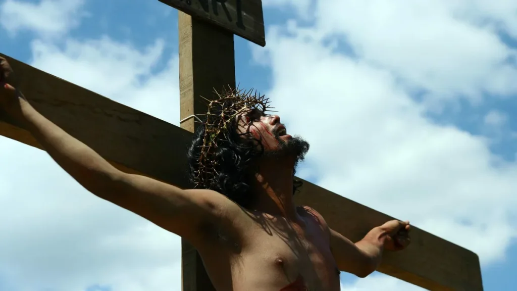 Imagem cristo crucificado do artigo Dogmas da Igreja: Cristo imolou-se a si mesmo como verdadeiro sacrifício