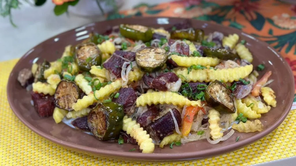 Imagem carne seca jilo batata do artigo Carne seca, Jiló e Batata - Santa Receita