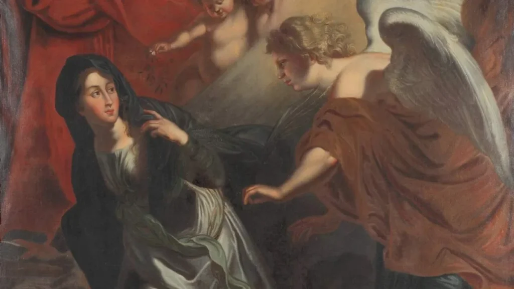 Imagem Anunciacao do Anjo a Virgem Maria 2 do artigo Aprenda com o Portal A12 a rezar a oração do Angelus