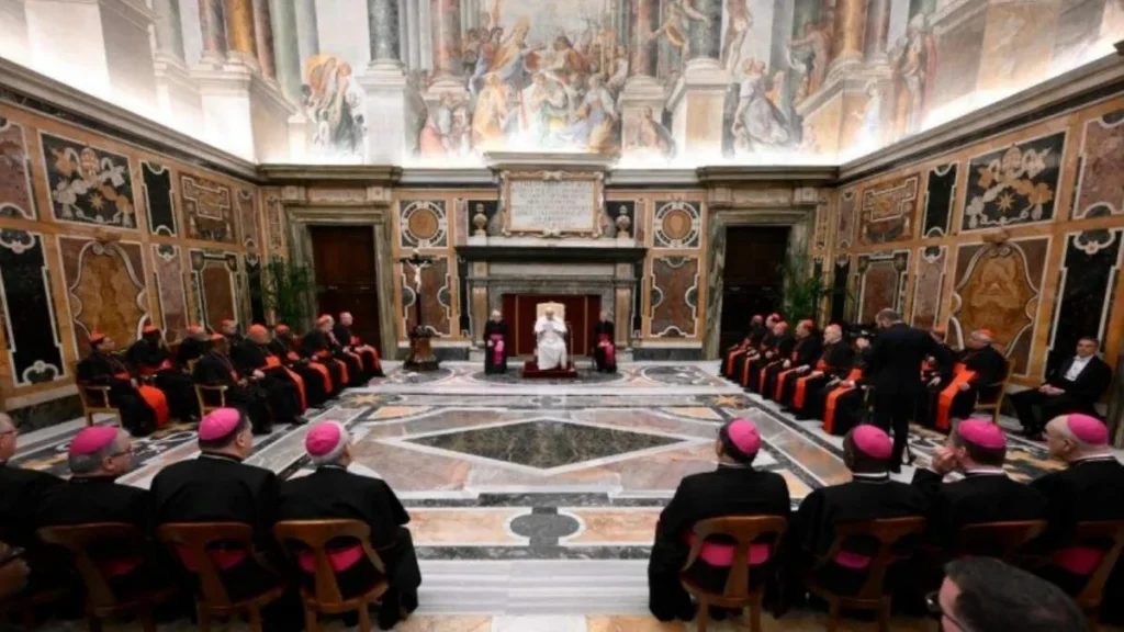 Imagem Papa na Assembleia Plenaria do Dicasterio para o Culto Divino e a Disciplina dos Sacramentos do artigo Papa volta a falar sobre a importância dos leigos na Igreja