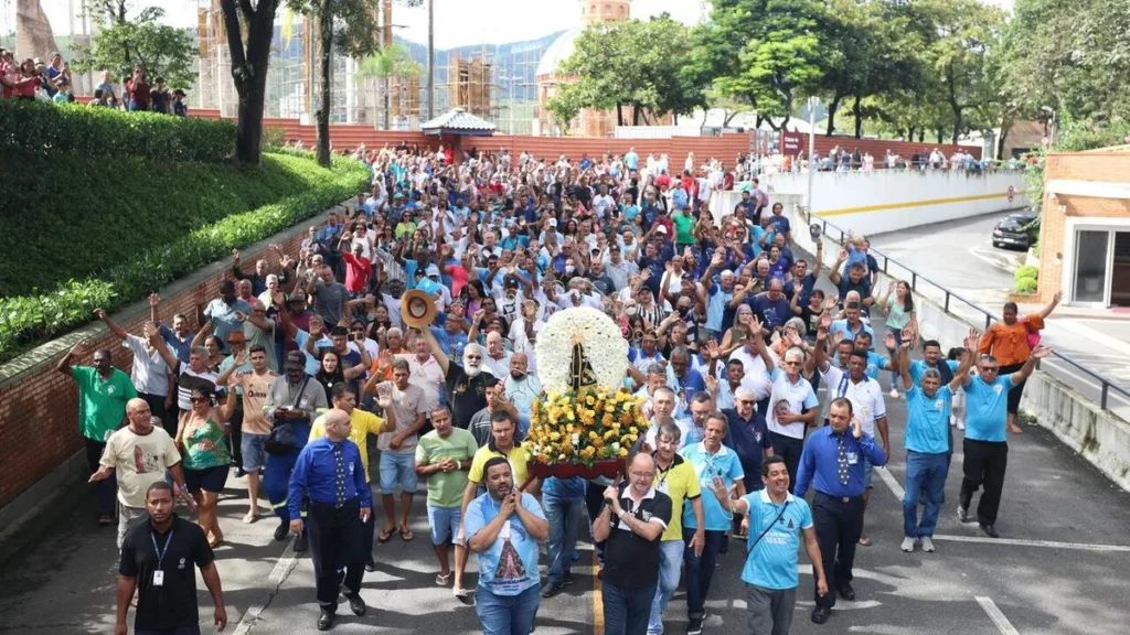 Imagem Procissao Terco dos Homens 2023 do artigo Redentorista destaca os preparativos para a Romaria do Terço dos Homens