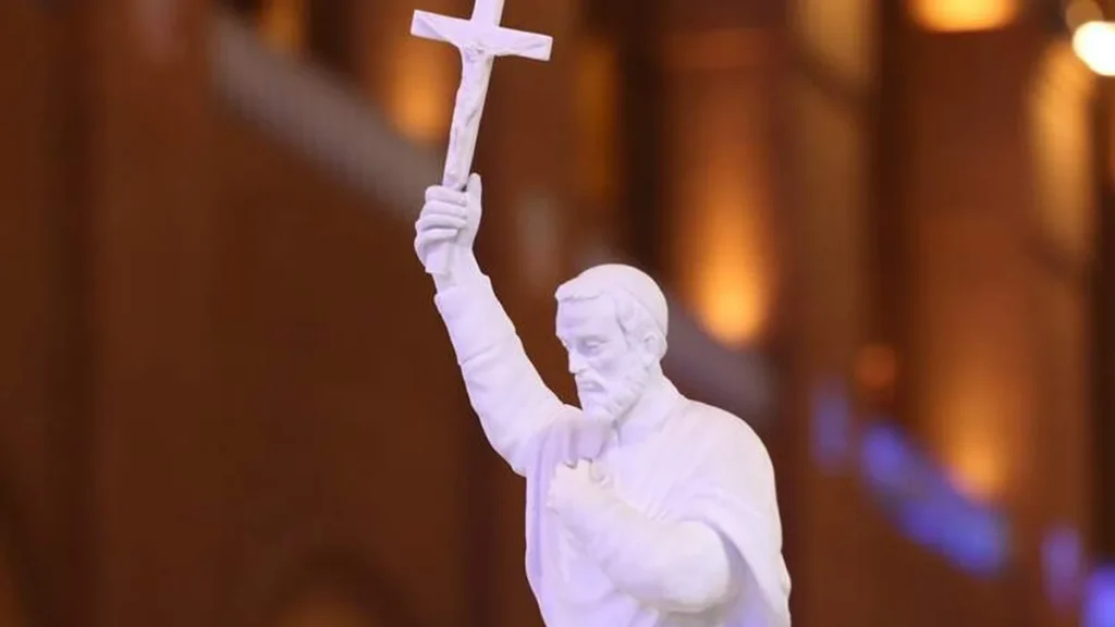 Imagem Santo Afonso com crucifixo do artigo Santo Afonso e a Paixão de Jesus Cristo