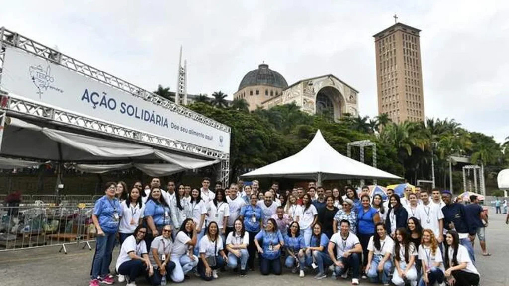 Imagem Tenda Acao Solidaria do artigo Santuário Nacional direciona Ação Solidária a atingidos pela chuva