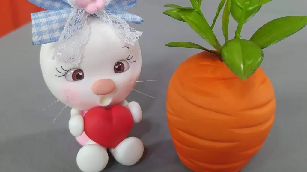 Imagem cenoura do artigo Caixa para Doces (Biscuit) - Aula 2: Minicurso Faça você mesmo