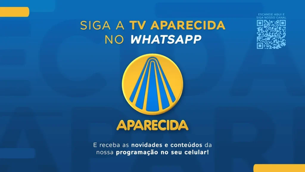 Imagem SITE CANAL WHATSAPP do artigo Siga a TV Aparecida no Canal do WhatsApp