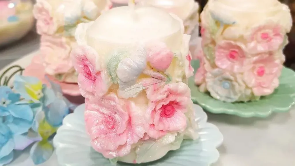 Imagem vela aromatica do artigo Vela Aromática Flower Candle - Faça Você Mesmo