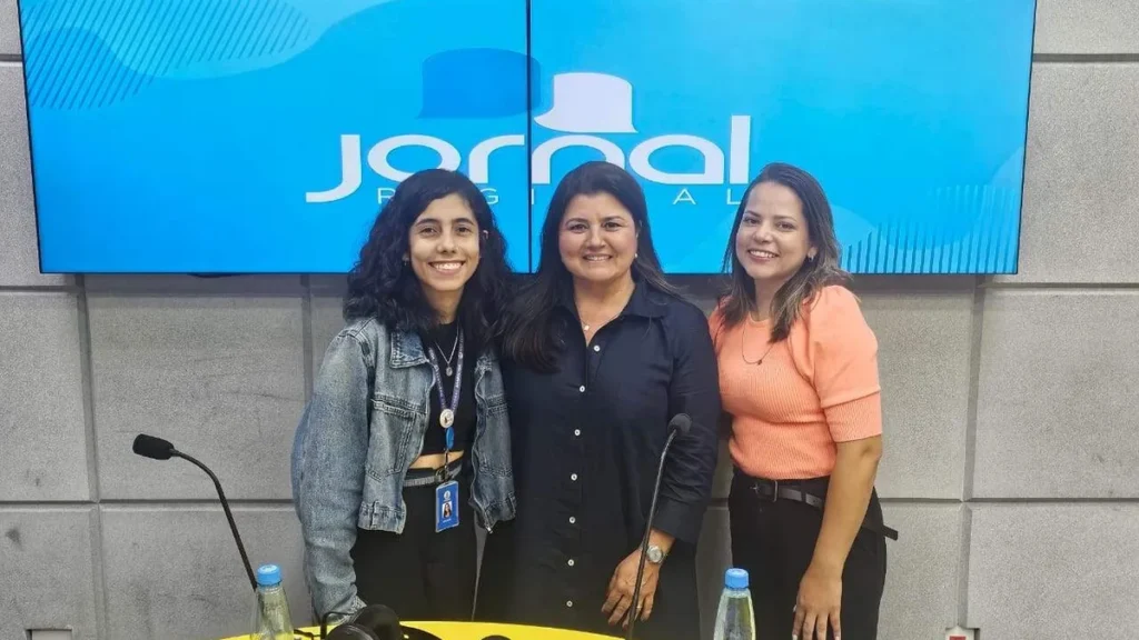 Imagem Dr. Lucia Riccomi no JR do artigo Semana da Mulher: um bate-papo sobre a saúde da mulher