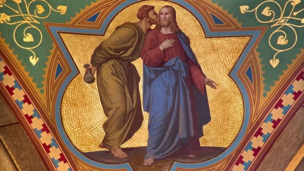 Imagem o beijo de judas do artigo O que a Igreja celebra na Quarta-feira Santa?