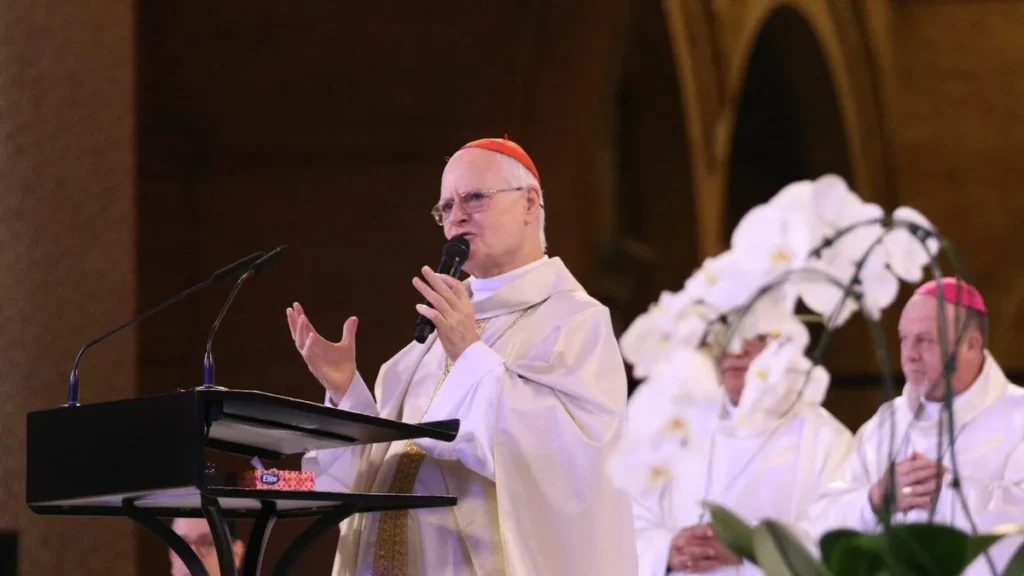 Imagem Dom Odilo do artigo Santuário recebe a 123ª Romaria da Arquidiocese de São Paulo