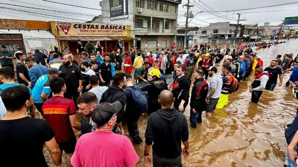 Imagem Enchentes no Rio Grande do Sul 2 do artigo Religiosos pedem orações e solidariedade ao Rio Grande do Sul