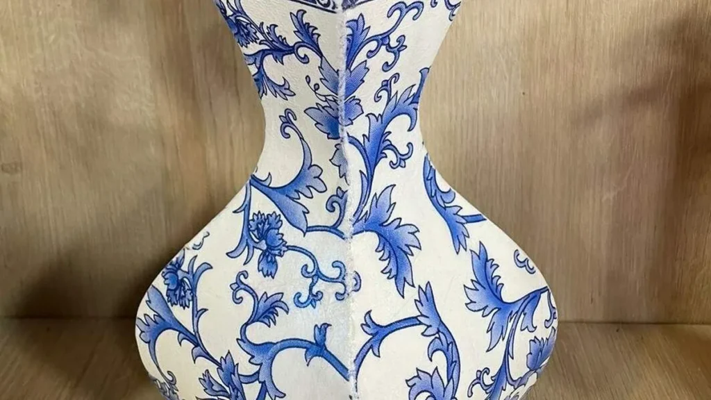 Imagem vaso de gesso feito com caixa de leite faca voce mesmo do artigo Vaso de gesso feito com caixa de leite (DIY) - Faça Você Mesmo