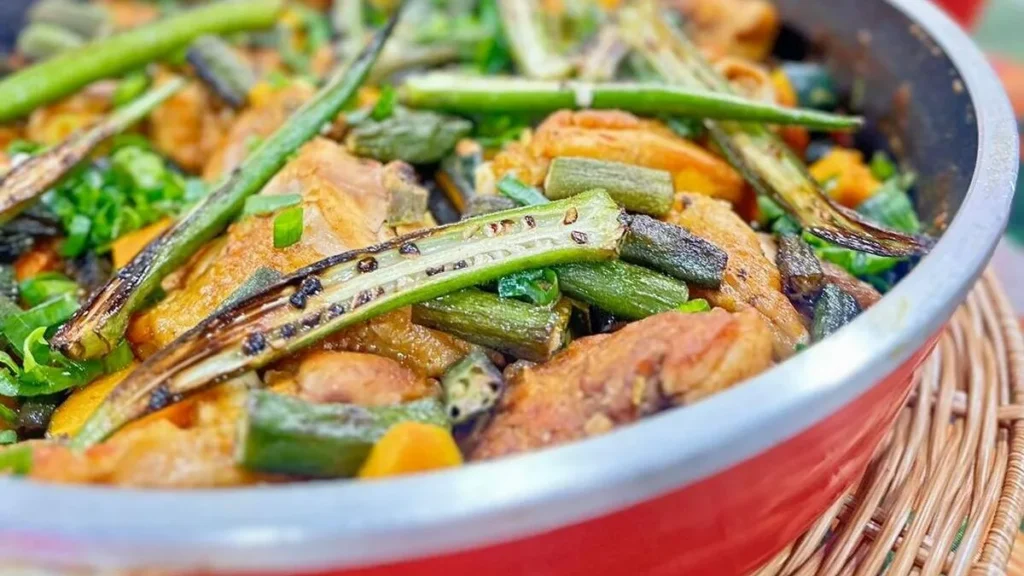 Imagem frango com quiabo e abobora santa receita do artigo Frango com quiabo e abóbora - Santa Receita