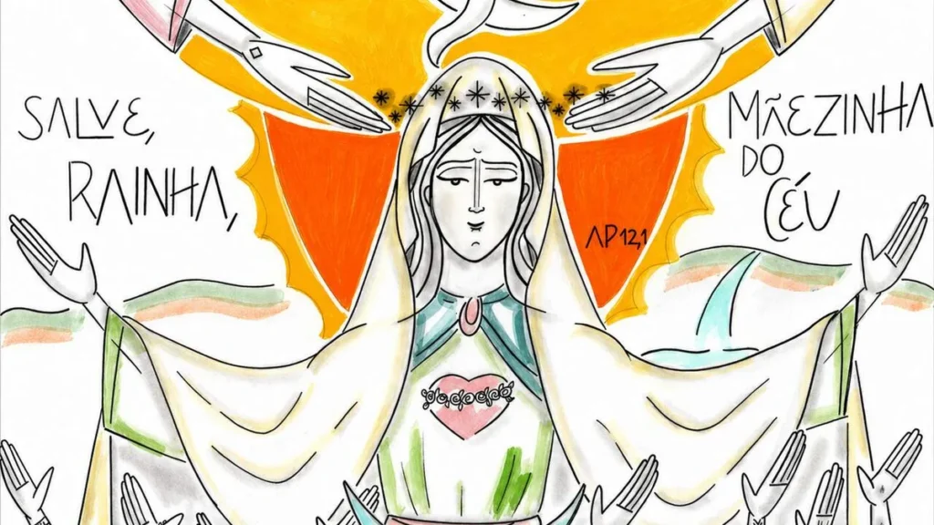 Imagem Coroacao de Nossa Senhora do artigo As coroações das imagens de Nossa Senhora no mês de maio