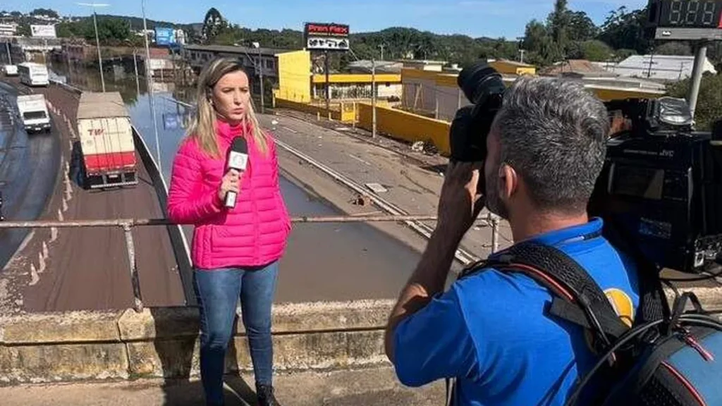 Imagem jornalismo riograndedosul cobertura chuvas do artigo TV Aparecida mostra o trabalho da Igreja com as vítimas da chuva no RS