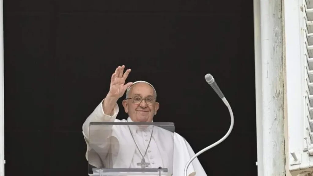 Imagem papa angelus 2024 do artigo “Jesus nos faz corajosos”, exclama Papa Francisco