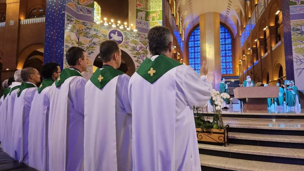 Imagem Missa no Altar Central 23 07 2023 do artigo Espiritualidade e fé na programação da POP
