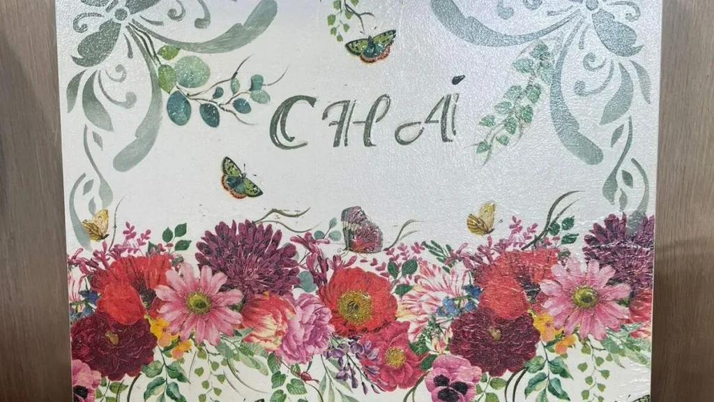 Imagem caixa de cha faca voce mesmo do artigo Caixa de Chá - Faça Você Mesmo