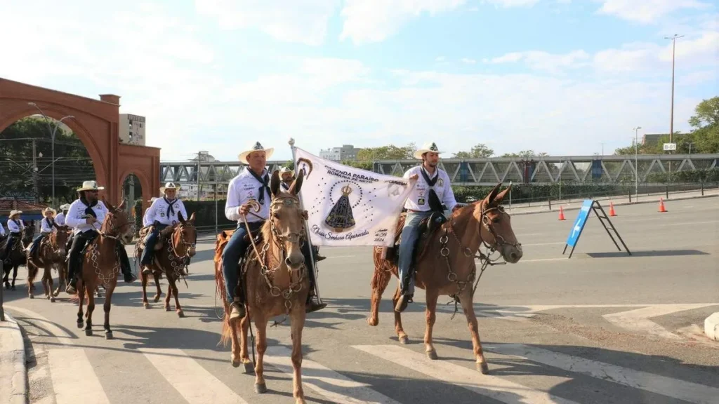 Imagem Romarias a Cavalo do artigo Cuidados para peregrinar a cavalo até o Santuário Nacional