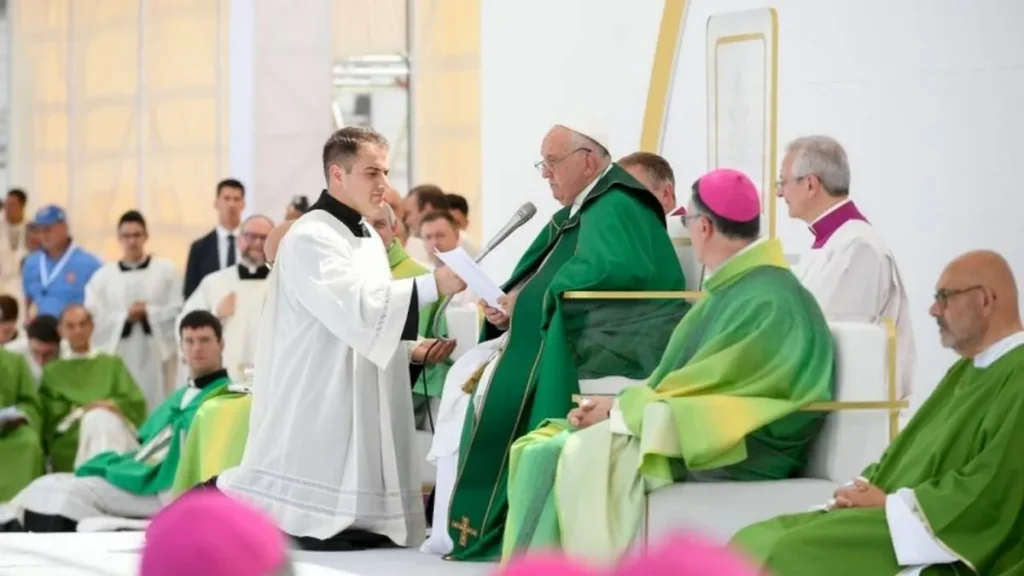 Imagem Papa francisco do artigo Em Trieste, Papa Francisco fala que necessitamos de uma fé que supere o egoísmo humano
