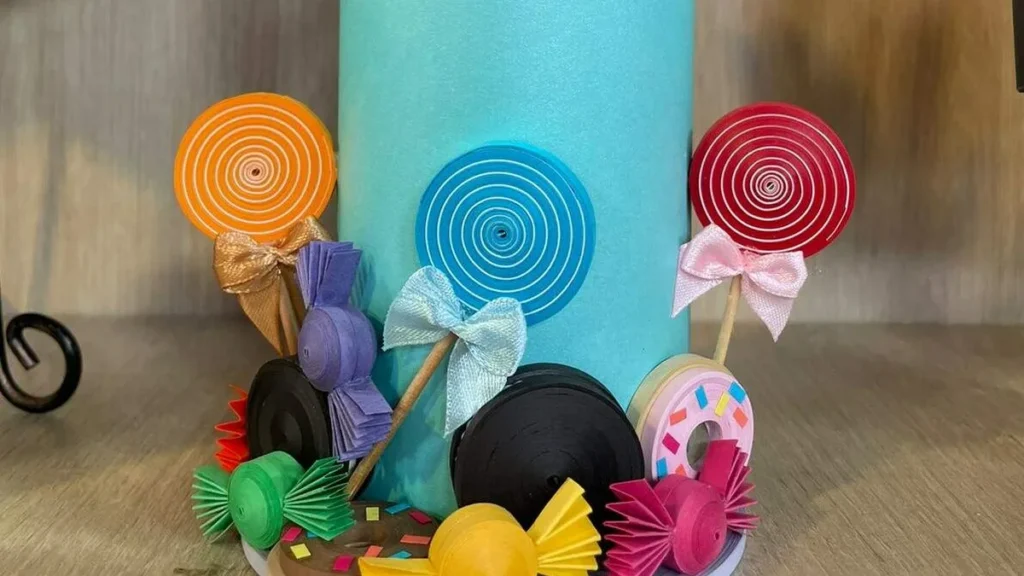 Imagem porta lapis em quilling faca voce mesmo do artigo Porta-lápis em quilling - Faça Você Mesmo