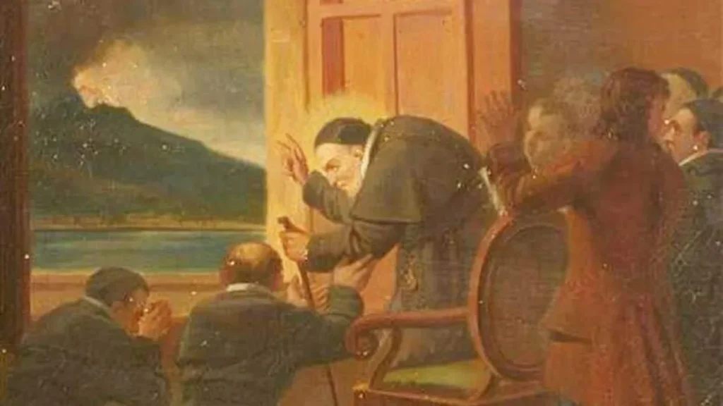 Imagem santo afonso bencao vesuvio do artigo Sabia que Santo Afonso acalmou um vulcão com uma bênção?