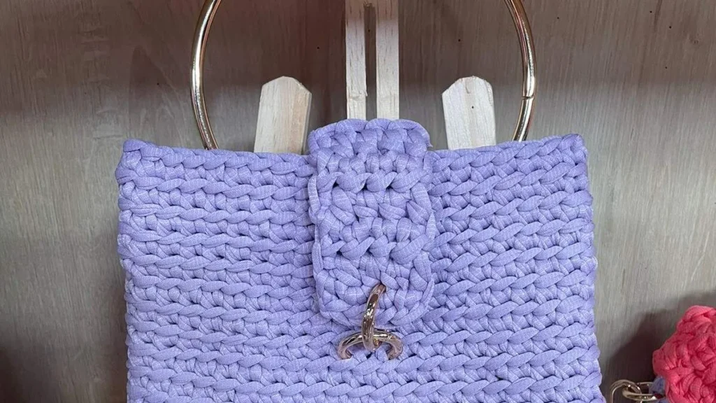 Imagem bolsa lavanda em croche faca voce mesmo do artigo Bolsa lavanda em crochê - Faça Você Mesmo