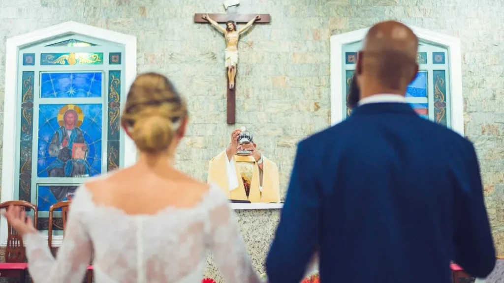 Imagem Sacramento do Matrimonio do artigo Amor e Compromisso: preparando-se para um Casamento Cristão