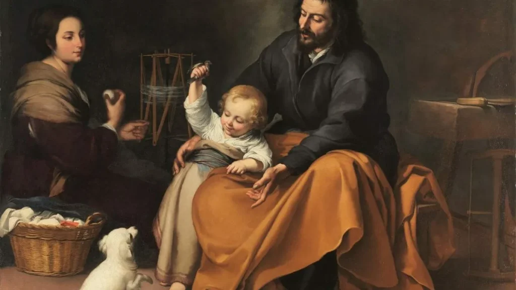 Imagem Sagrada Familia do artigo Virtudes de São José para guiar e proteger famílias