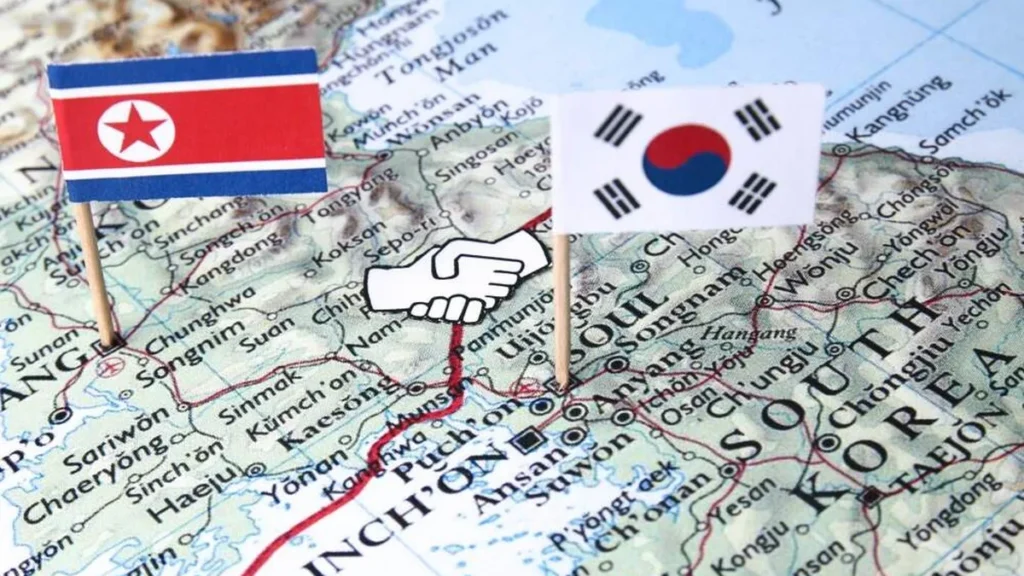 Imagem coreia do norte e coreia do sul do artigo Oração de unificação pelas Coreias traz esperança à península