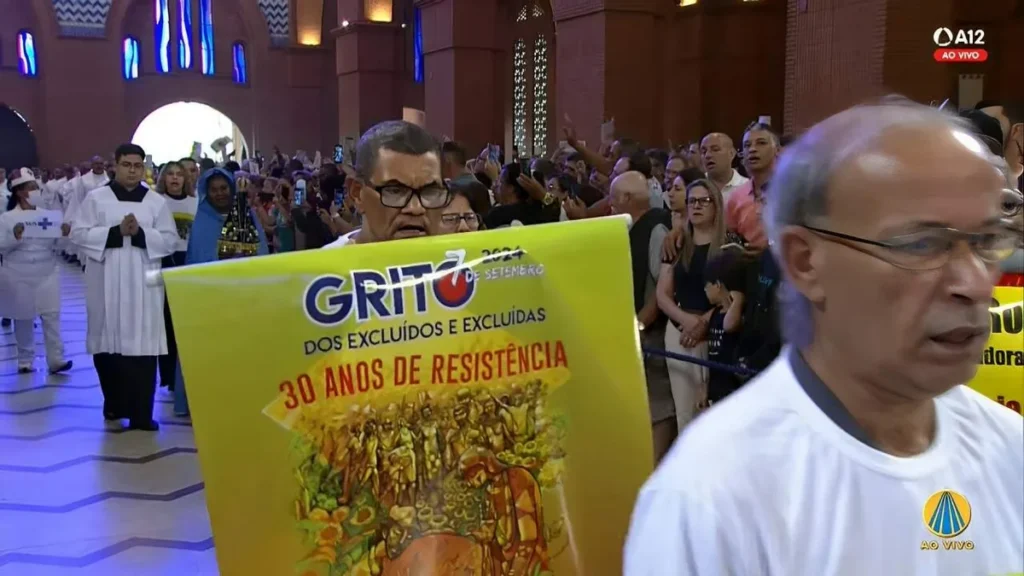 Imagem Grito dos Excluidos 2024 do artigo 37ª Romaria dos Trabalhadores e 30º Grito dos Excluídos destacam justiça social