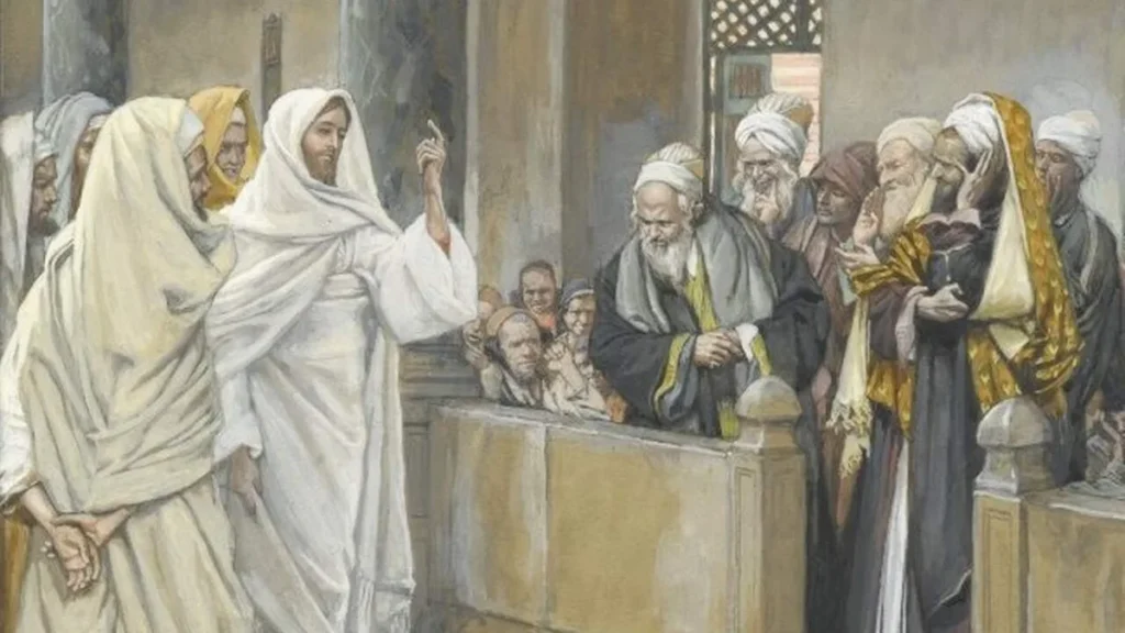 Imagem Jesus e os Fariseus 2 do artigo Jesus nos ensina a purificar o nosso interior