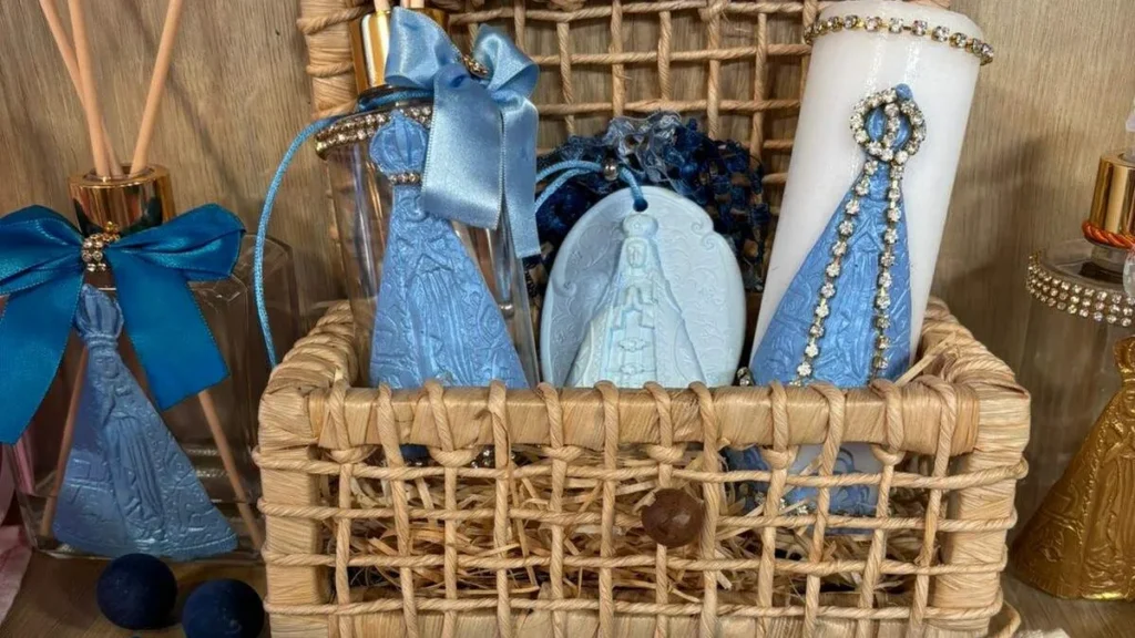 Imagem kit lavabo nossa senhora aparecida faca voce mesmo do artigo Kit lavabo “Nossa Senhora Aparecida” - Faça Você Mesmo