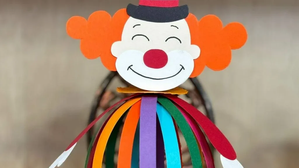 Imagem palhacinho de tiras em quilling faca voce mesmo do artigo Palhacinho de tiras em quilling - Faça Você Mesmo