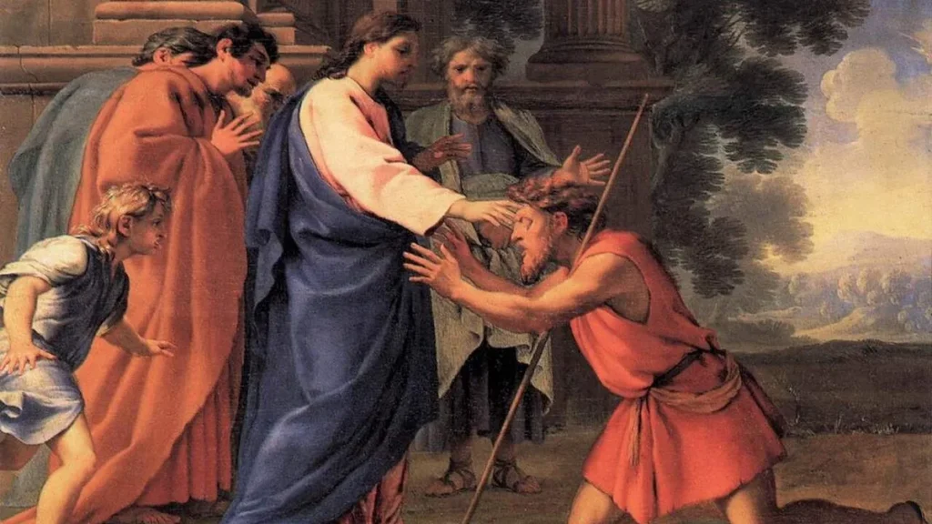 Imagem Jesus cura Bartimeu 2 do artigo Precisamos enxergar com o coração para sermos discípulos do Senhor!