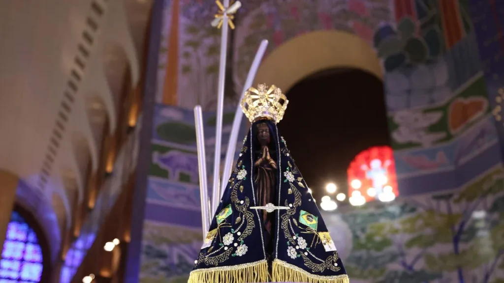 Imagem Nossa Senhora Aparecida do artigo Confira a programação e os bispos que celebram a Novena Solene