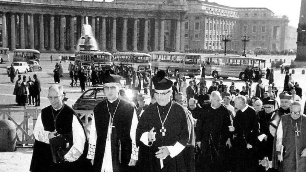 Imagem Pe. Bernarhd Haring Concilio Vaticano II do artigo A presença Redentorista no Concílio Vaticano II