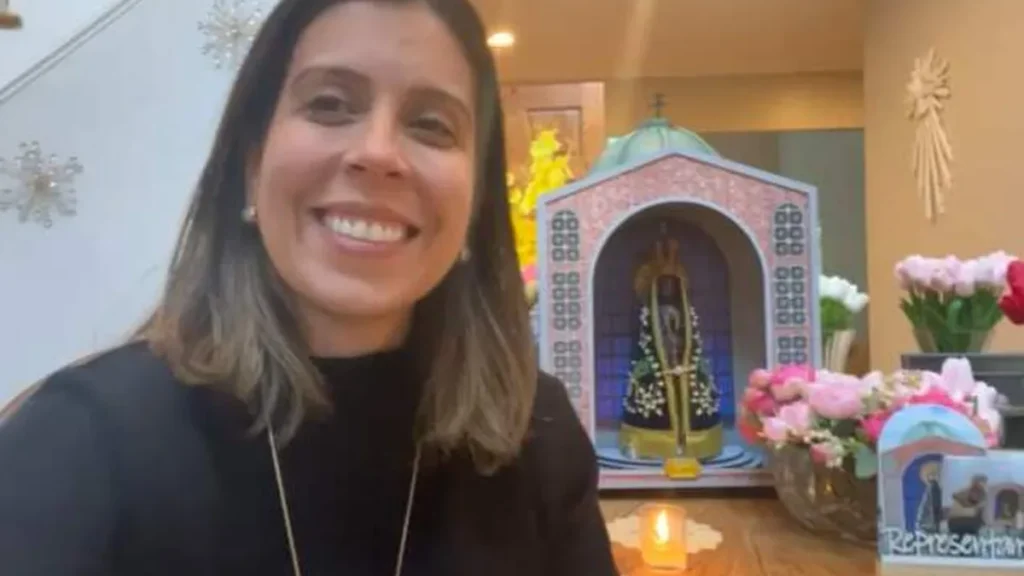 Imagem Representante Leticia EUA do artigo Representante da Família dos Devotos realiza novena em homenagem a Nossa Senhora Aparecida nos EUA