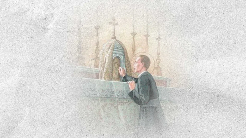 Imagem Sao Geraldo Majella do artigo Retiro espiritual com São Geraldo: amor à Eucaristia