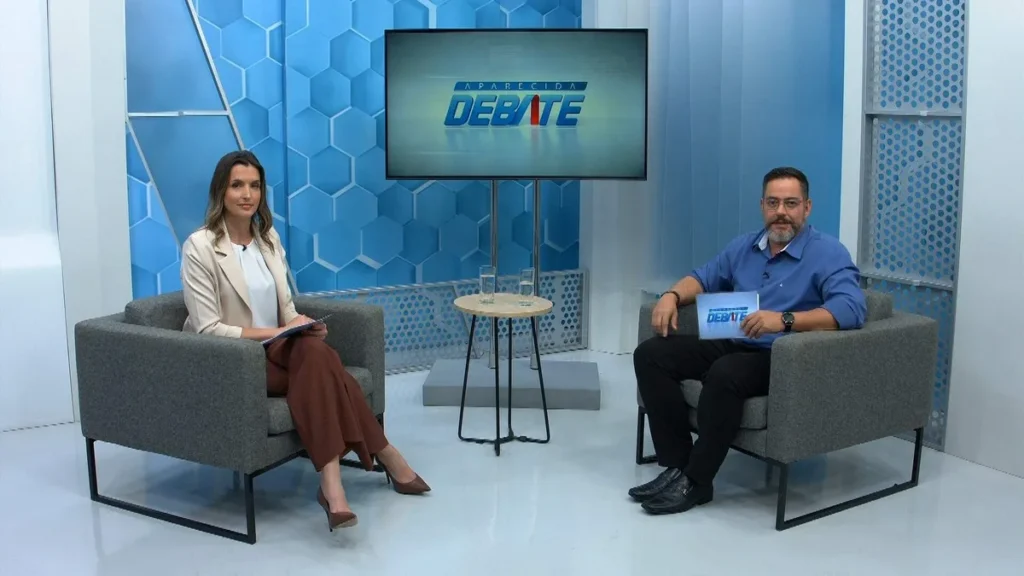 Imagem APD 1911 Reproducao TV Aparecida do artigo Crise energética é o assunto discutido no "Aparecida Debate" desta terça