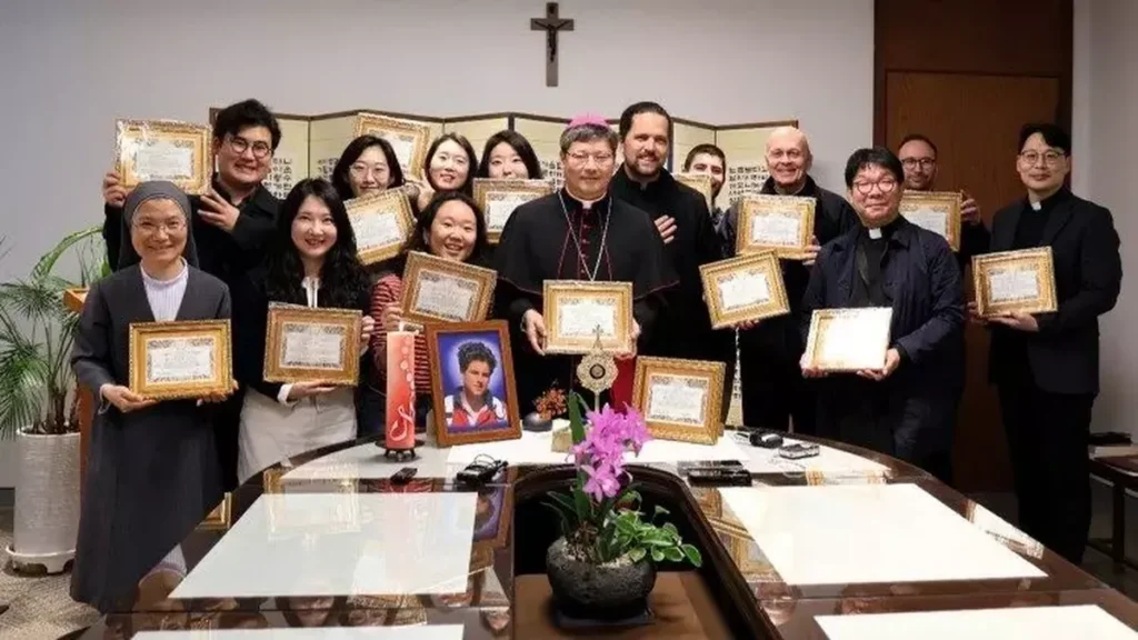 Imagem Arquidiocese de Seul recebe reliquias do Beato Carlo Acutis do artigo Relíquias do Beato Carlo Acutis chegam à Arquidiocese de Seul