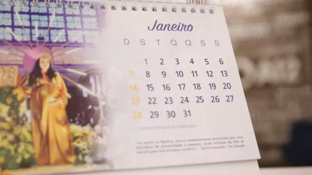 Imagem Calendario Janeiro do artigo Por que os calendários litúrgico e civil são diferentes?