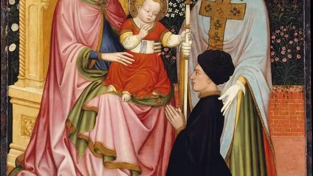 Virgem Maria, Jesus e São Nicolau