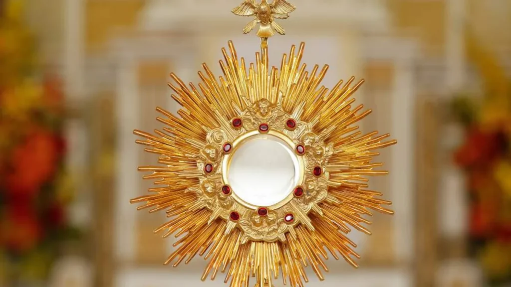 Imagem santissimo sacramento do artigo O que significa a palavra Eucaristia?