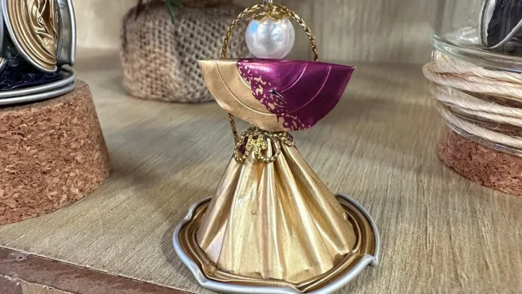 Imagem anjinho com capsula de cafe faca voce mesmo do artigo Anjinho feito com cápsulas de café - Faça Você Mesmo