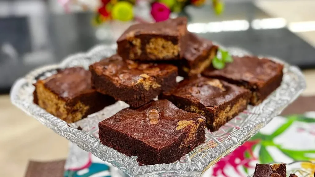 Imagem brookies cake santa receita do artigo Brookies Cake - Santa Receita