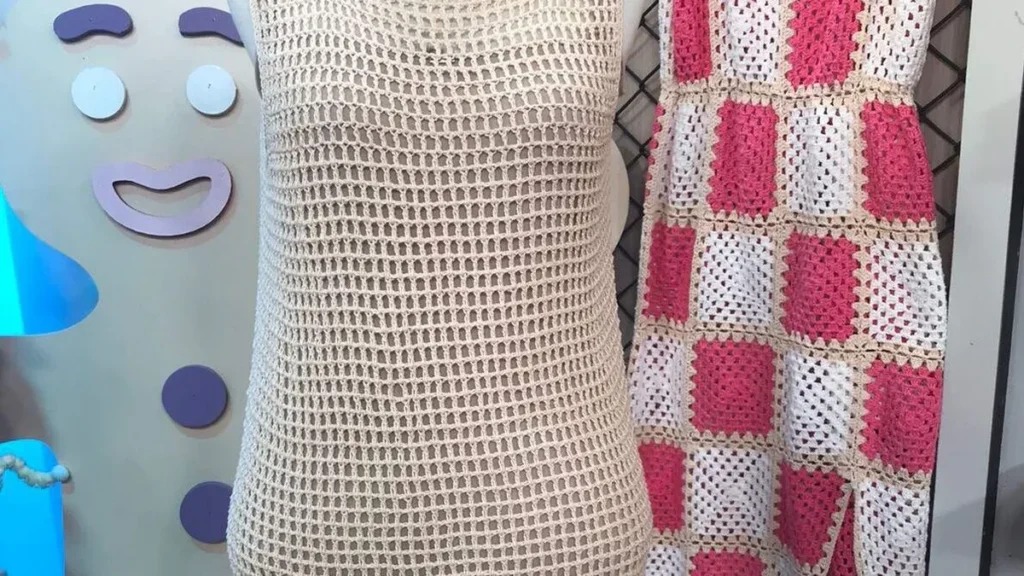 Imagem vestido em croche faca voce mesmo do artigo Vestido em Crochê - Faça Você Mesmo