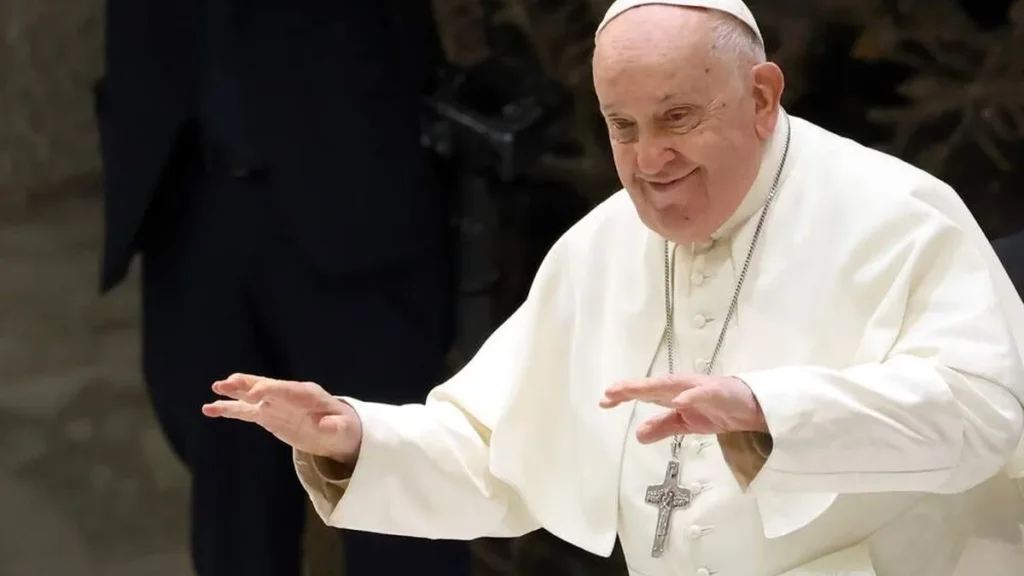 Imagem papa francisco na audiencia geral do artigo Papa Francisco inicia ciclo de catequeses sobre a esperança e renova apelos pela paz