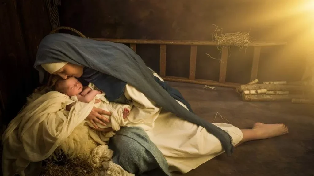 Imagem Maria e Jesus do artigo Como Nossa Senhora gostaria que fosse o Natal?