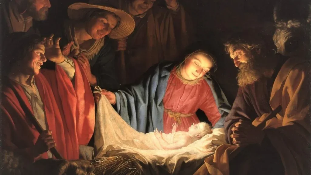 Imagem Jesus Menino adorado do artigo A Luz do Mundo como presente de Deus para todos nós